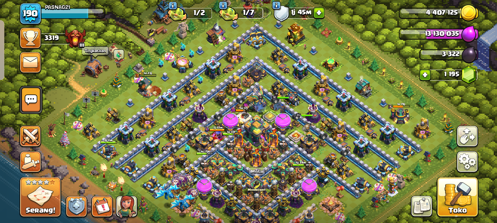 AKUN COC TH 14