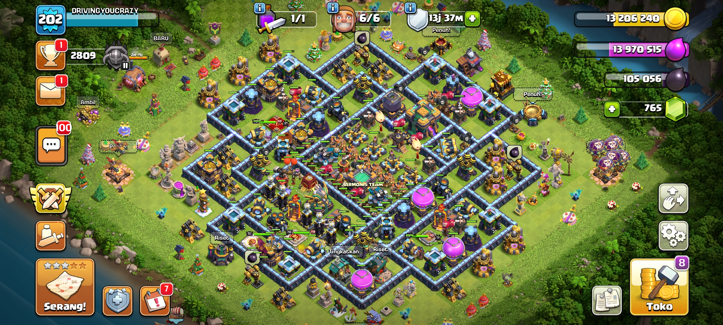 (Stock Admin) Th14 Baru Up Pasukan GG