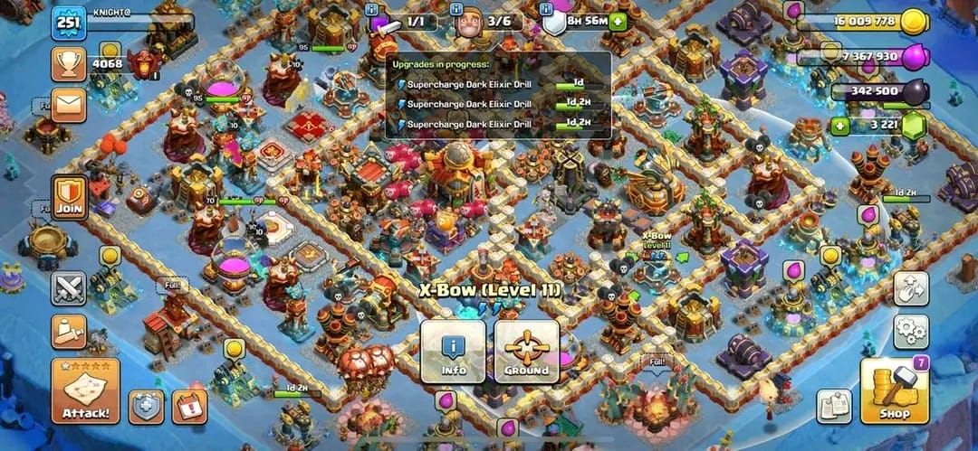 Akun COC TH16 (All Max) Stok Admin