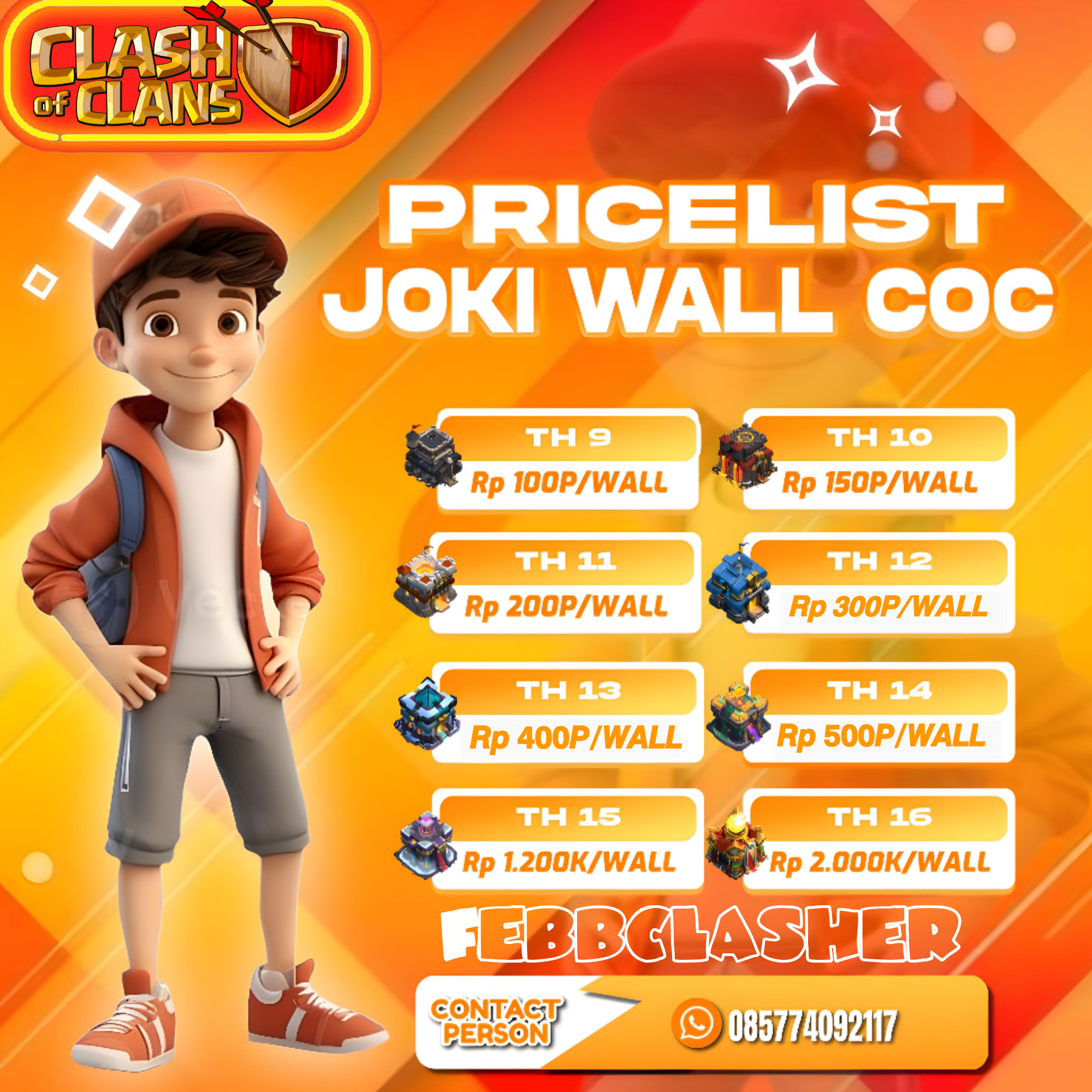JOKI WALL (Harga akan di ubah Sesuai Kesepakatan)