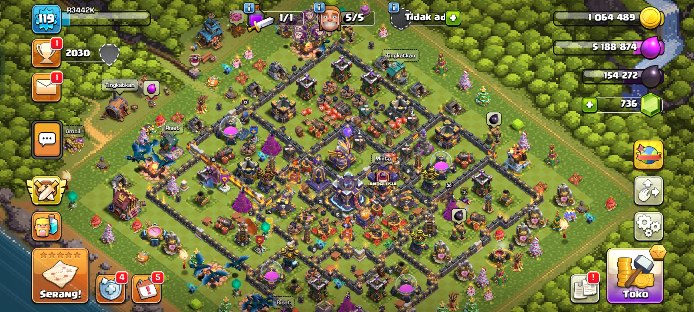 akun coc th 15 prematur
