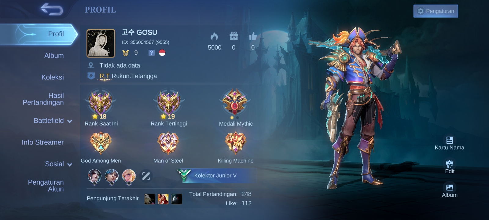 Akun smurf ml