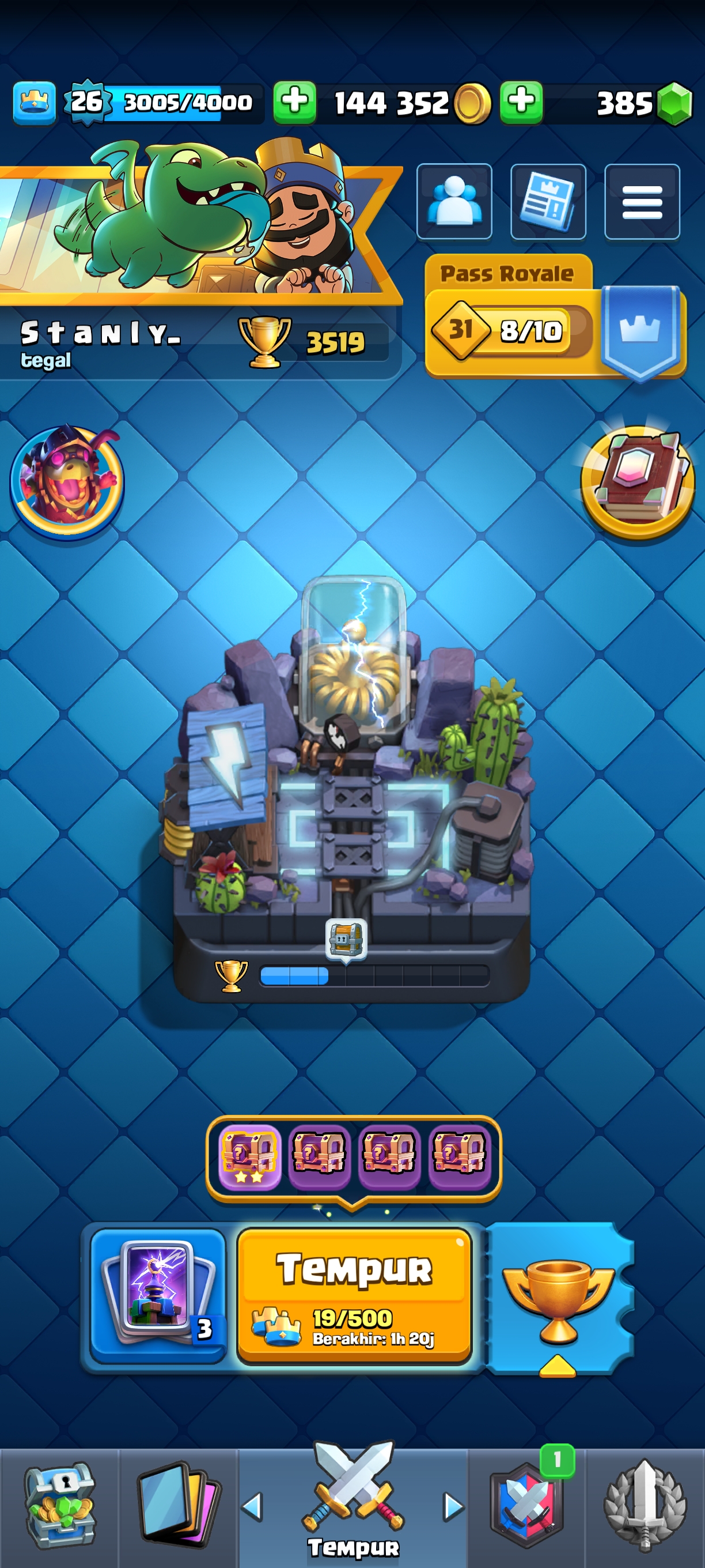 Akun Clash Royale Grosiran