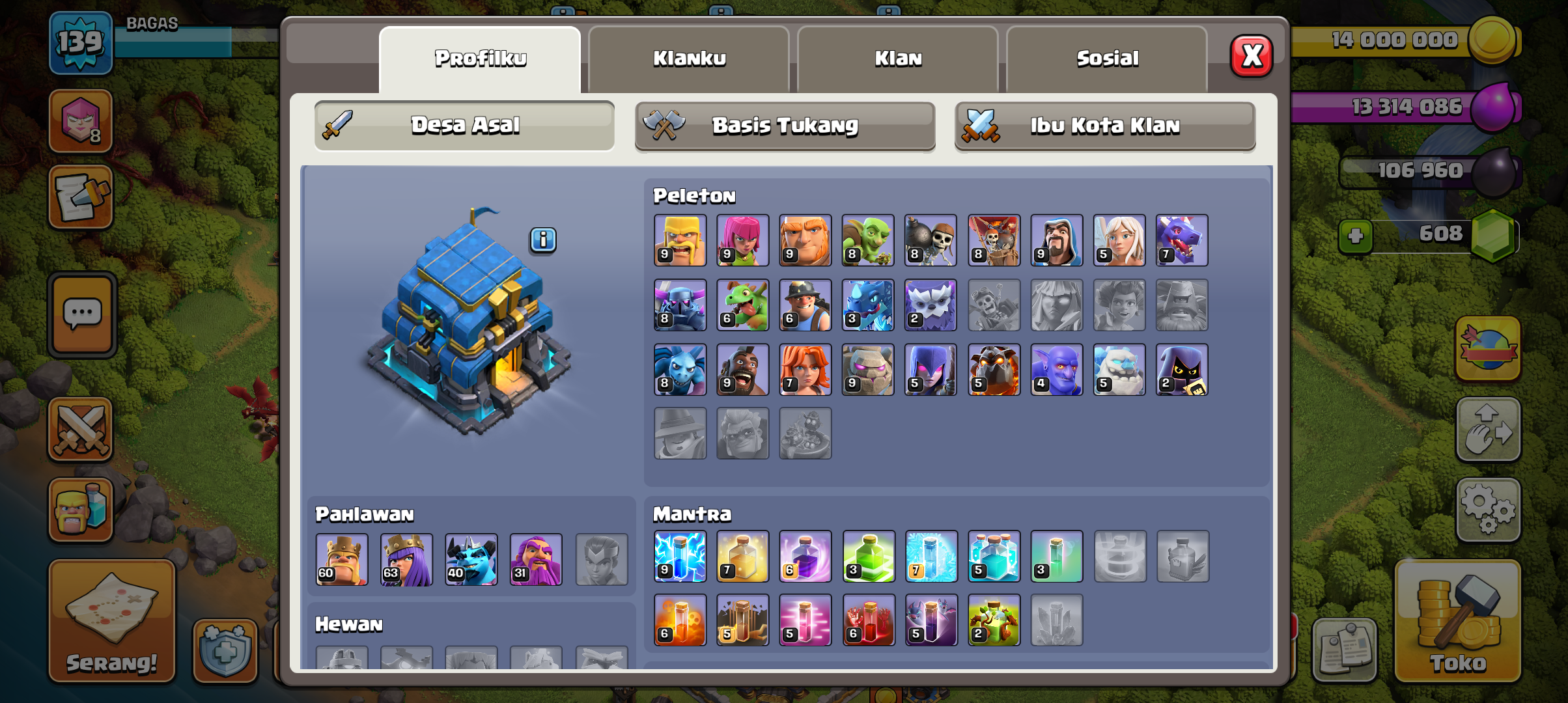 Akun COC TH 12