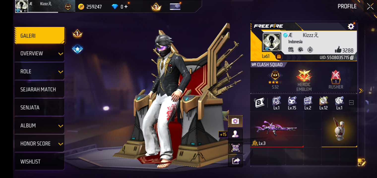 AKUN FREE FIRE