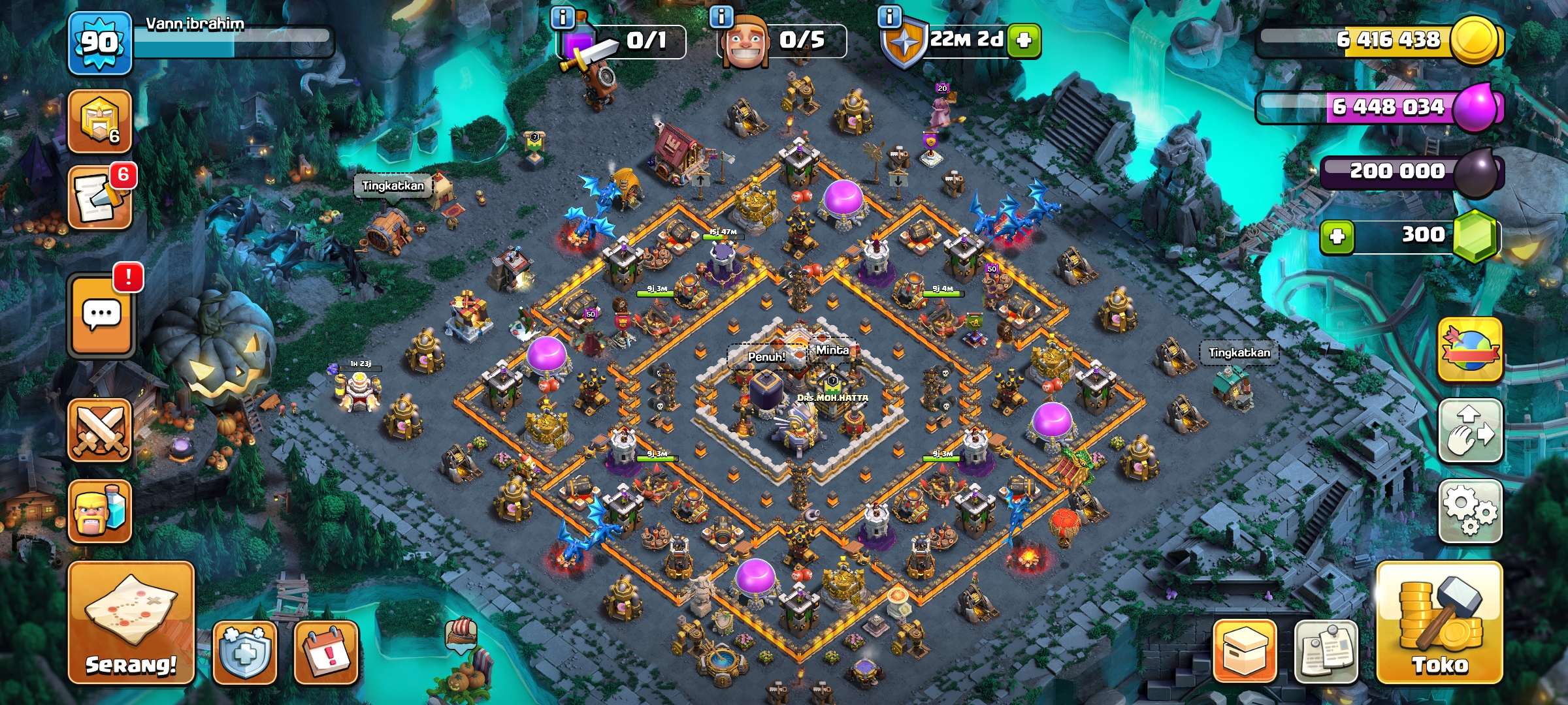 TH 11 80% mau naik TH 12