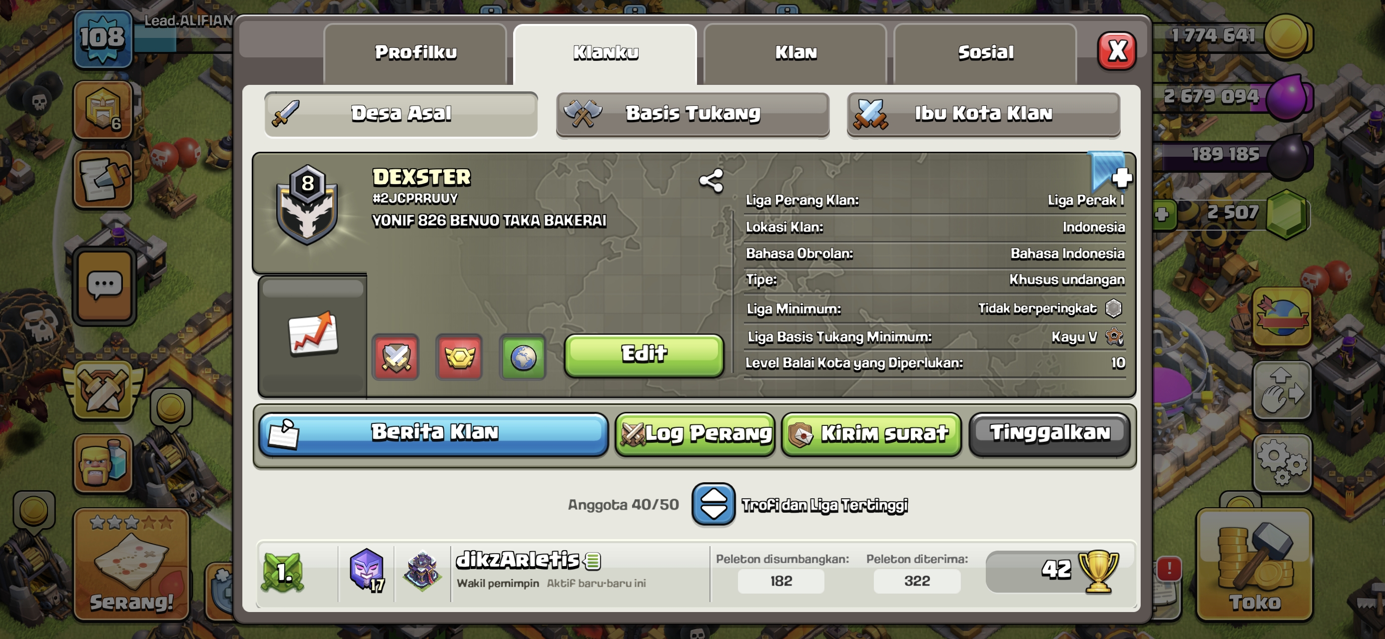 Clan coc Level 8