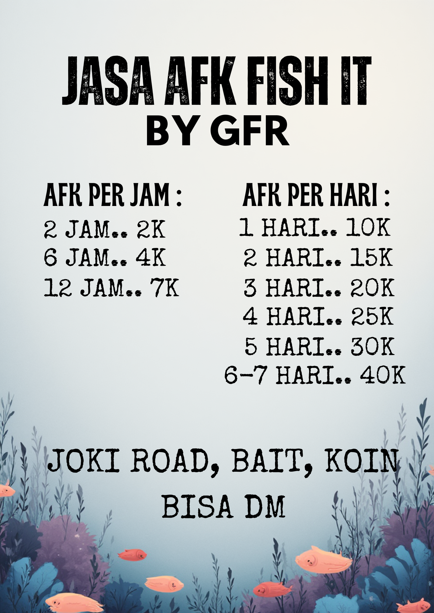 JASA JOKI FISH IT