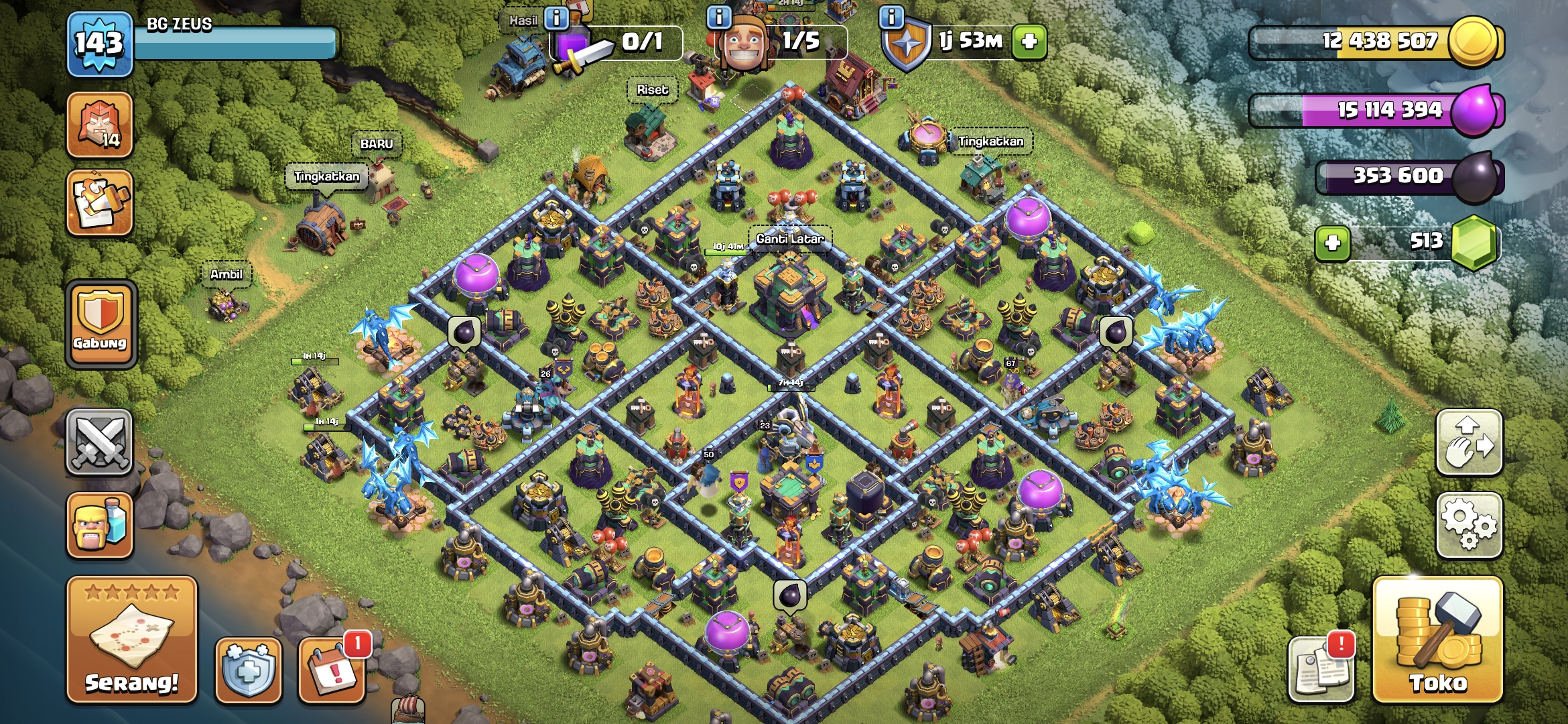 AKUN COC TH 14,AMAN TERPERCAYA