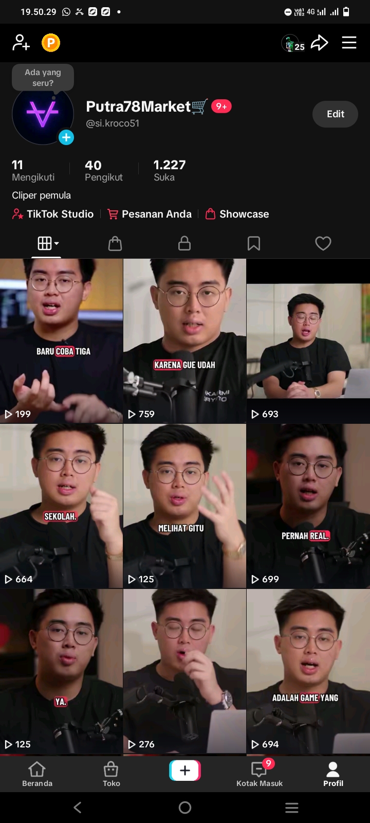 Akun tiktok