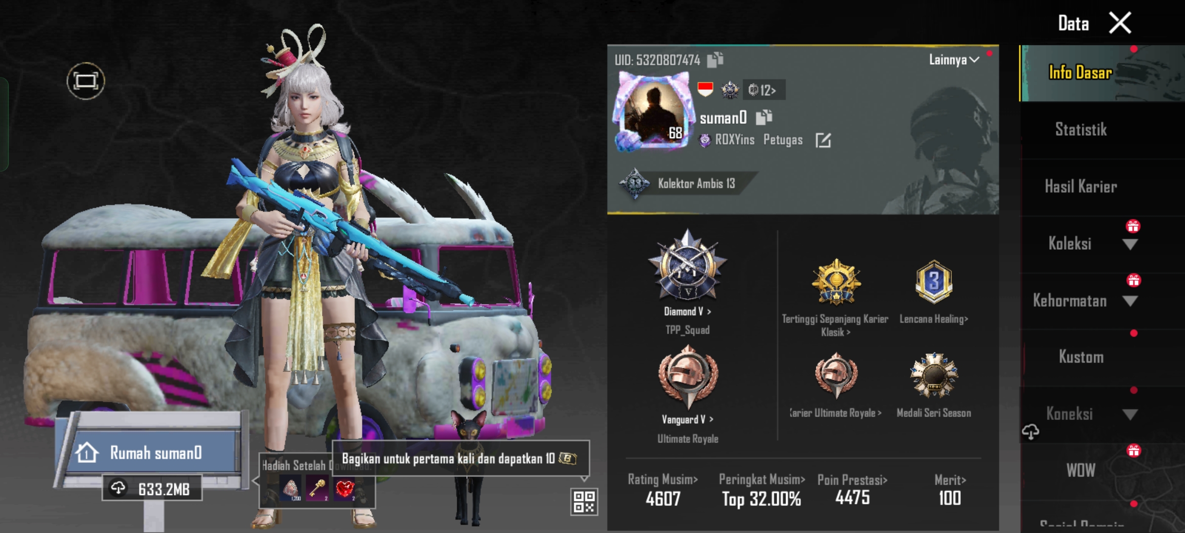 Jual akun pubg