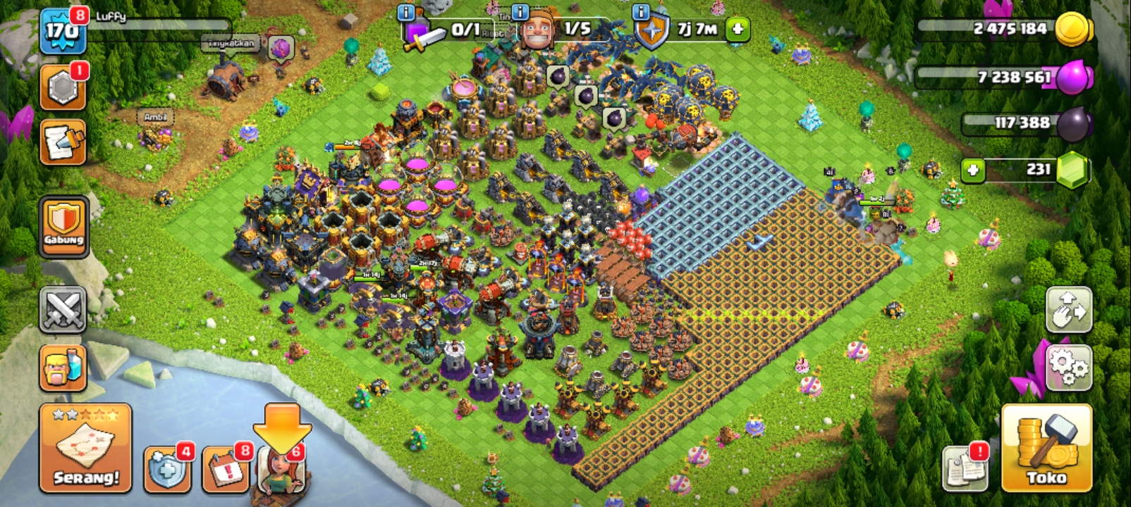 Akun coc th 17