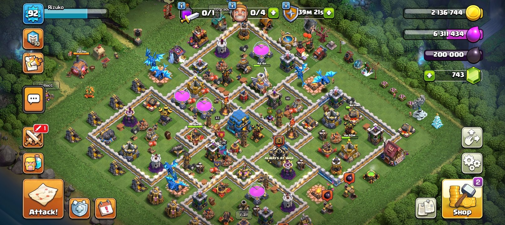 Akun COC TH12