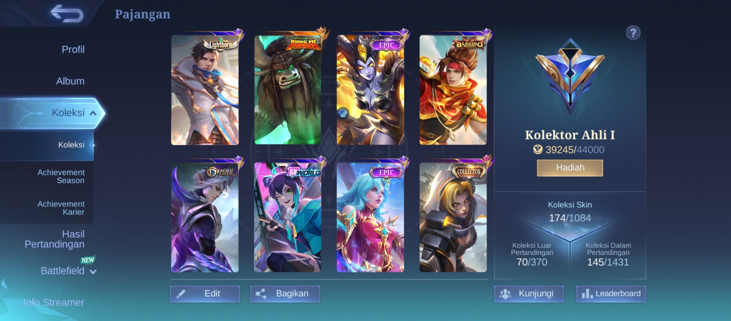 Aku mobile legend pribadi