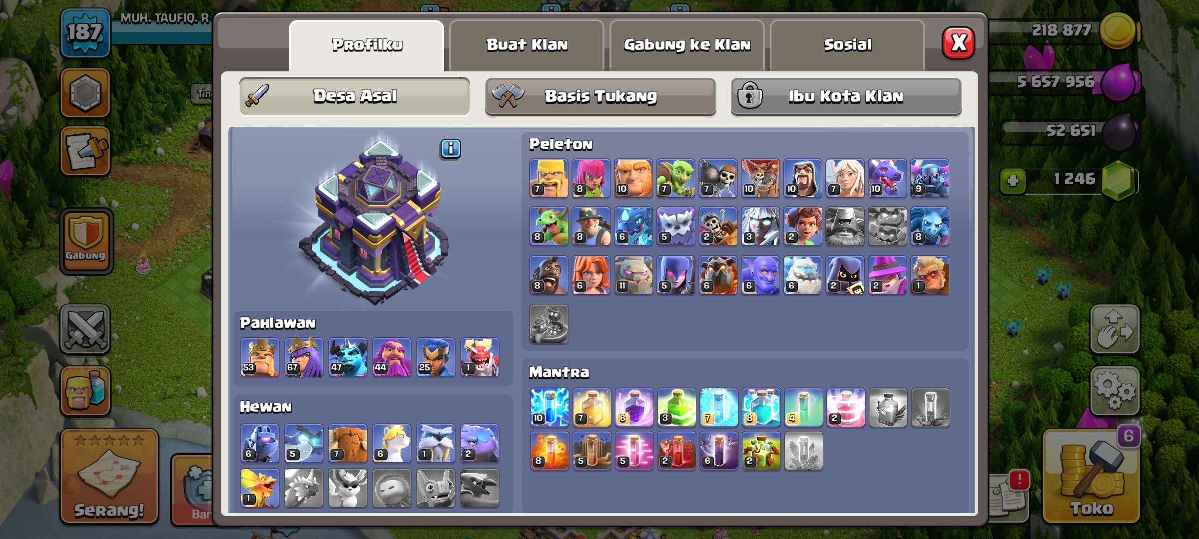 Akun COC TH 15