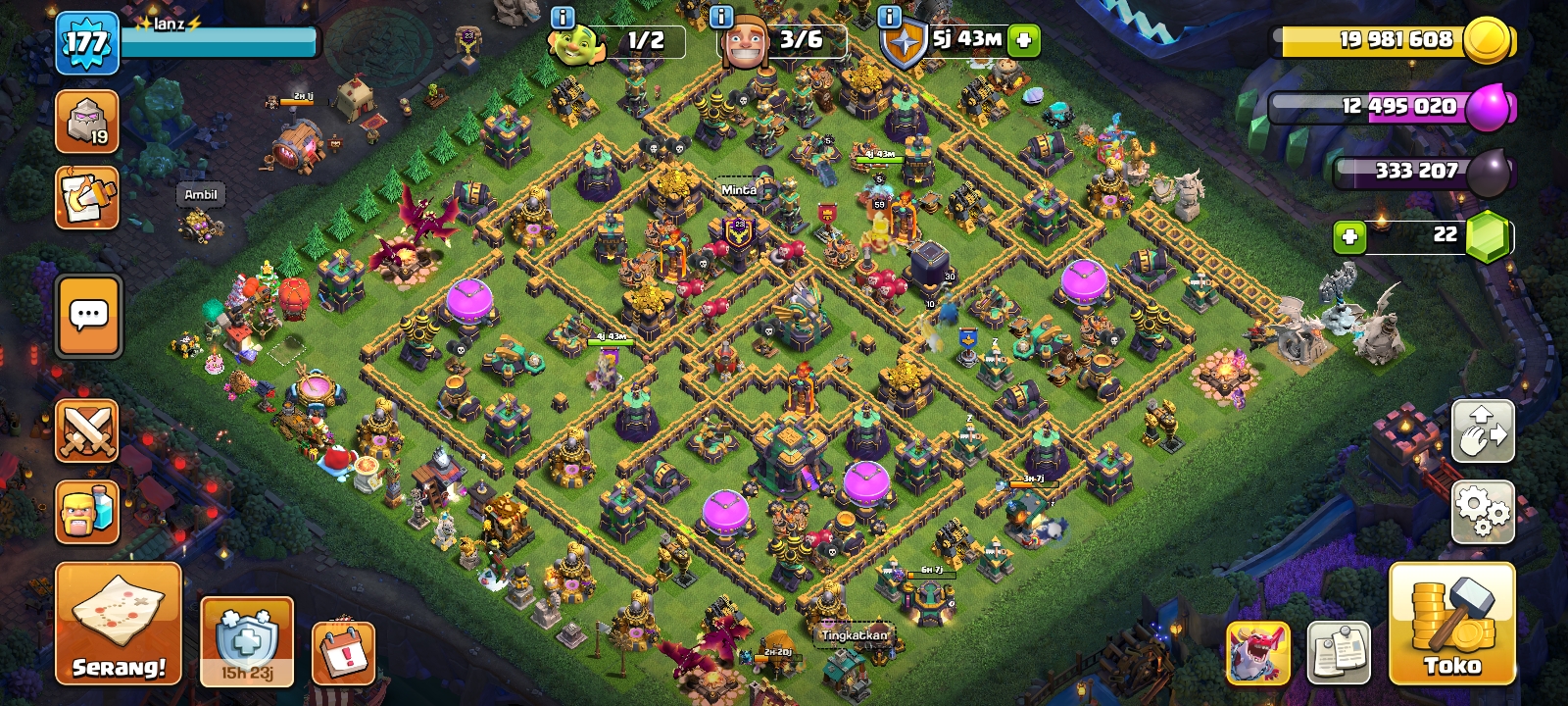 Akun COC TH 14 Max