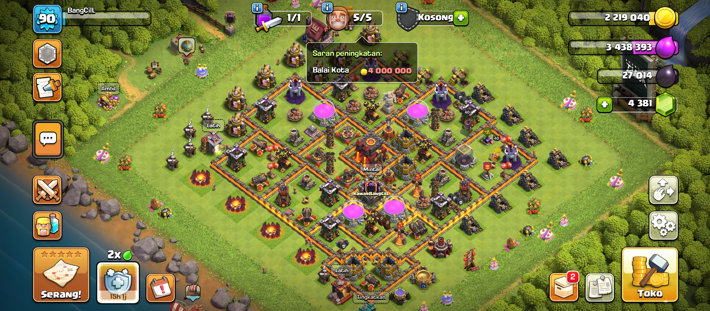 Akun COC TH 10 MAX