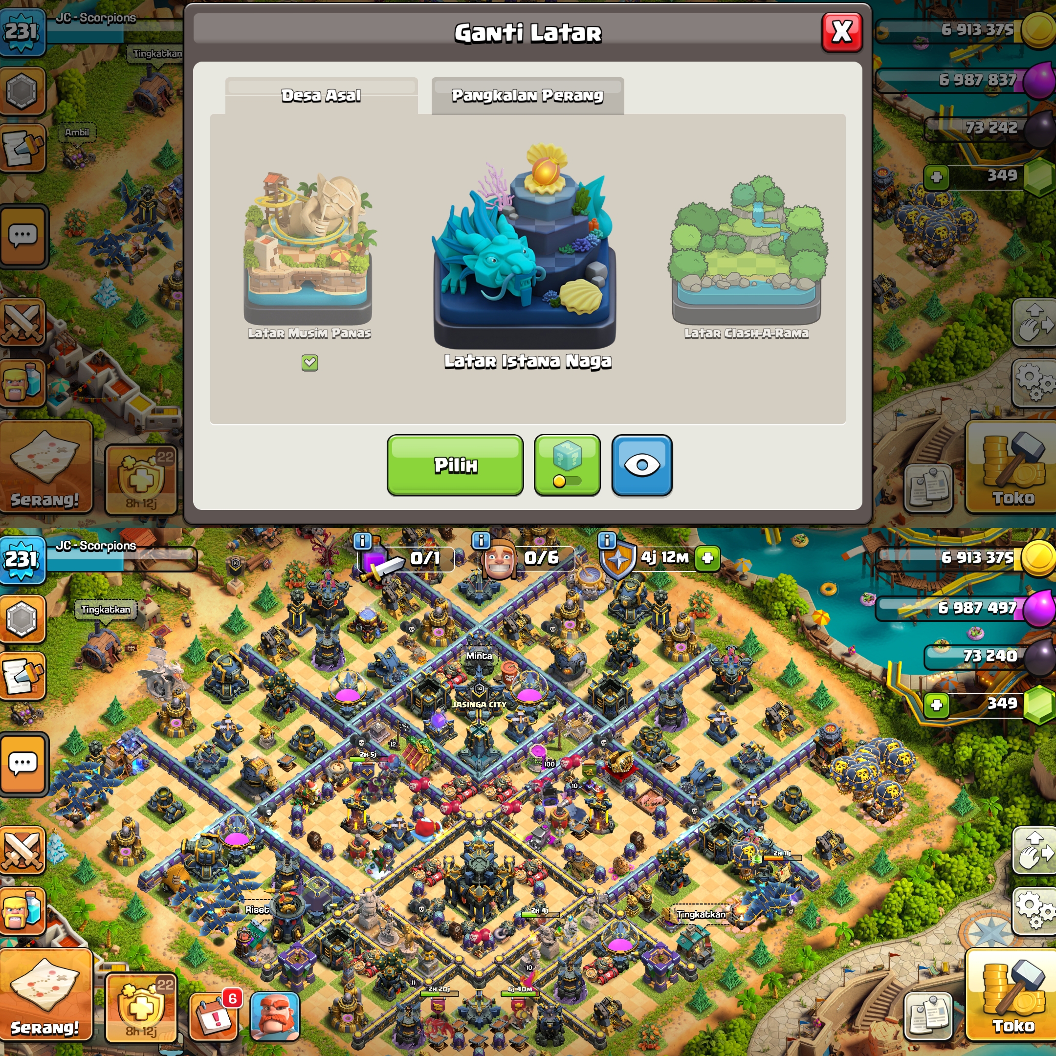 COC Th 17 Defene All Max