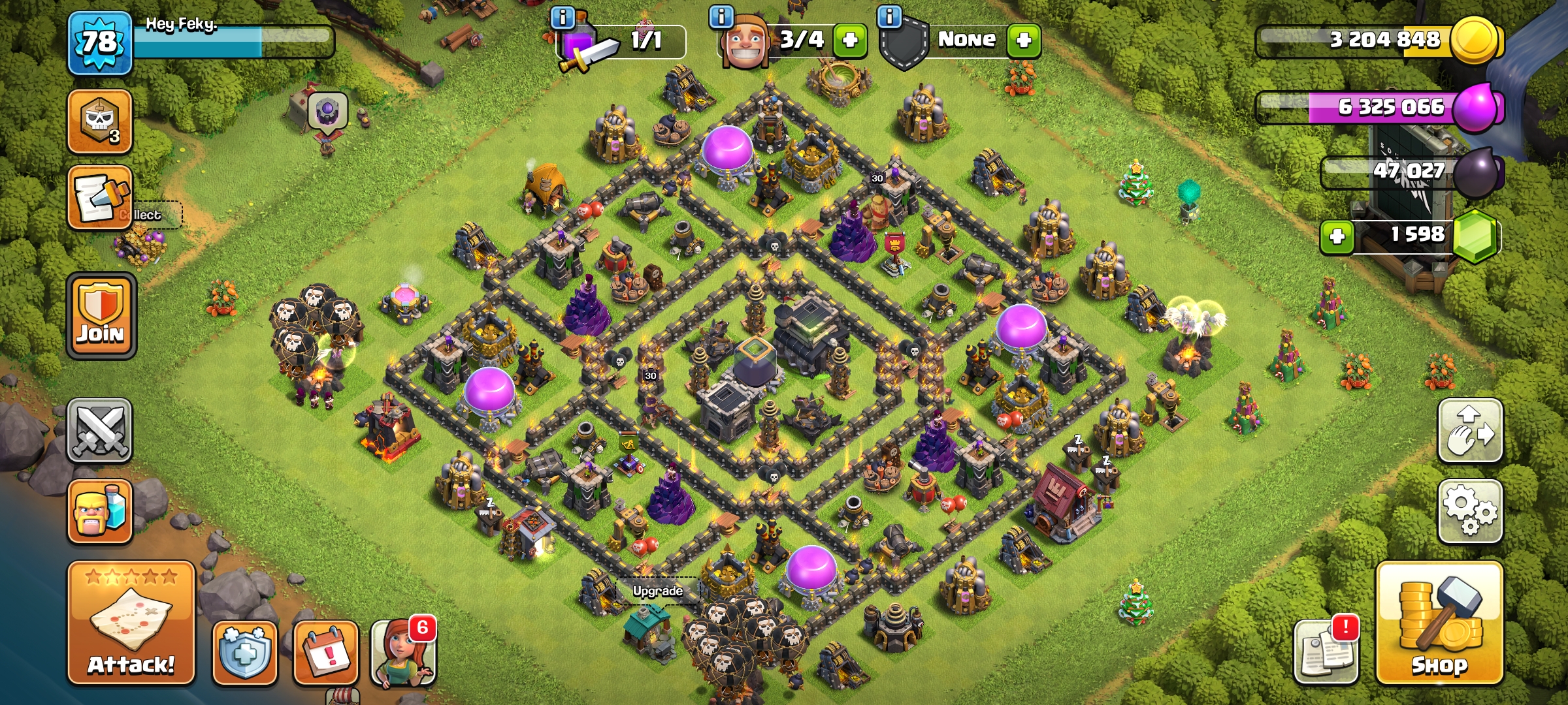 COC TH 9 All Max