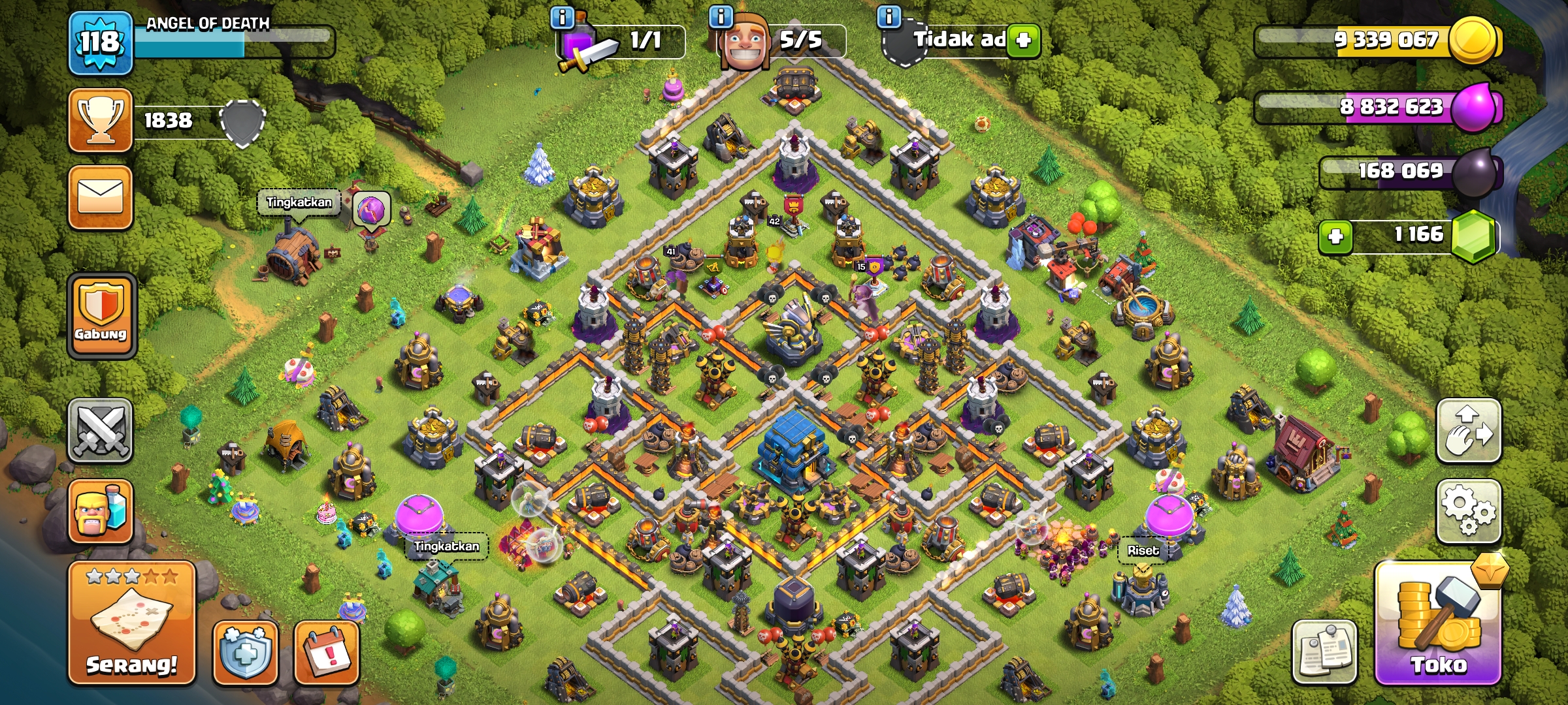 Coc th 12 baru naik