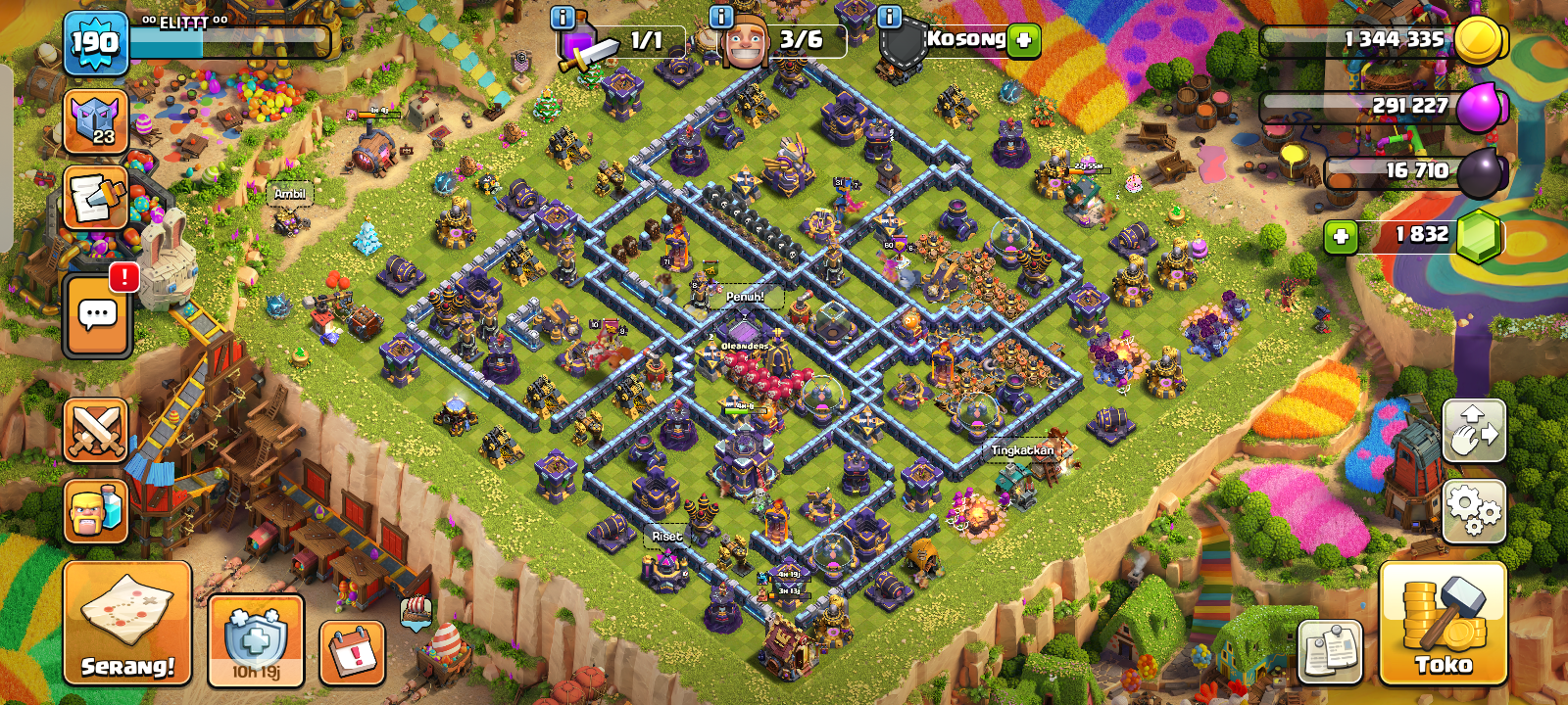 Akun coc th 15