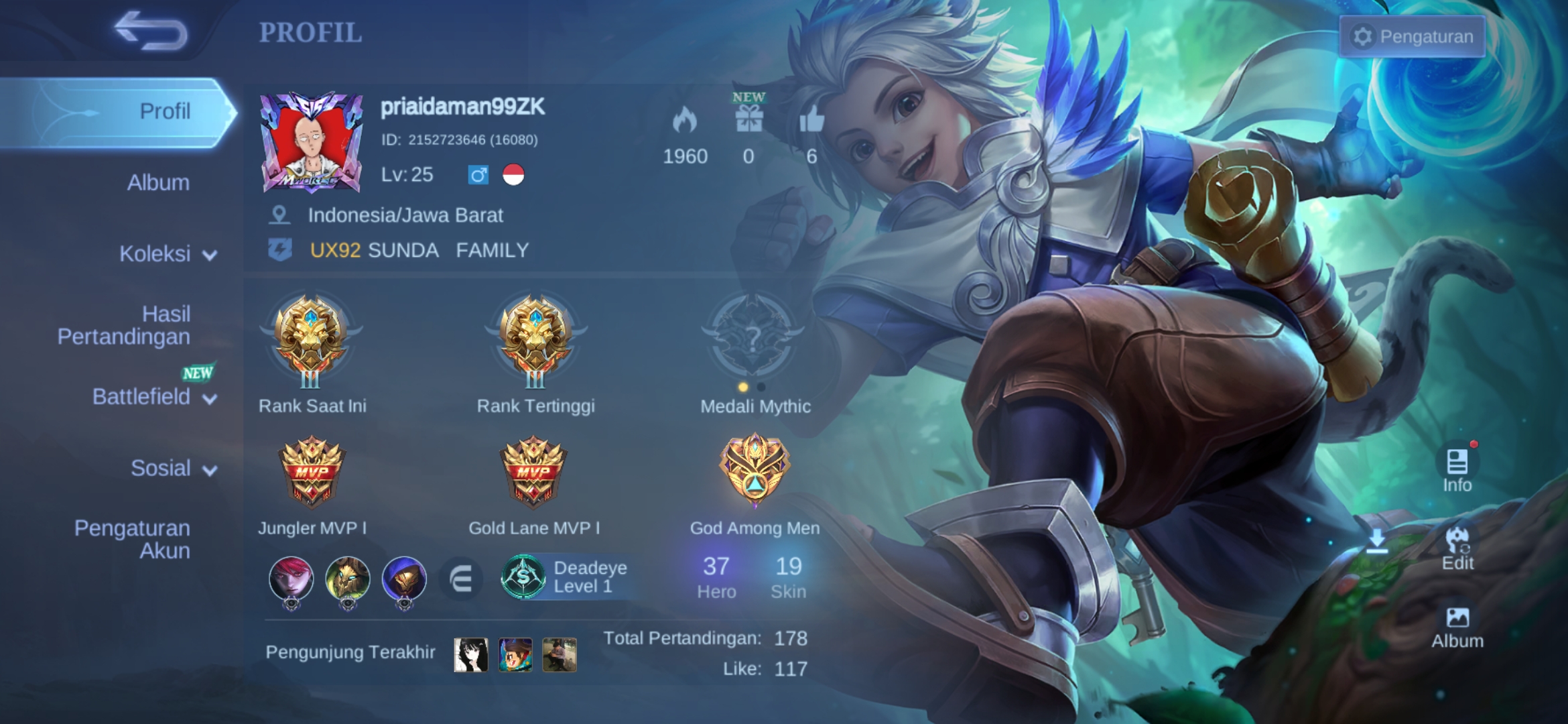 akun smurf Mobile Legends