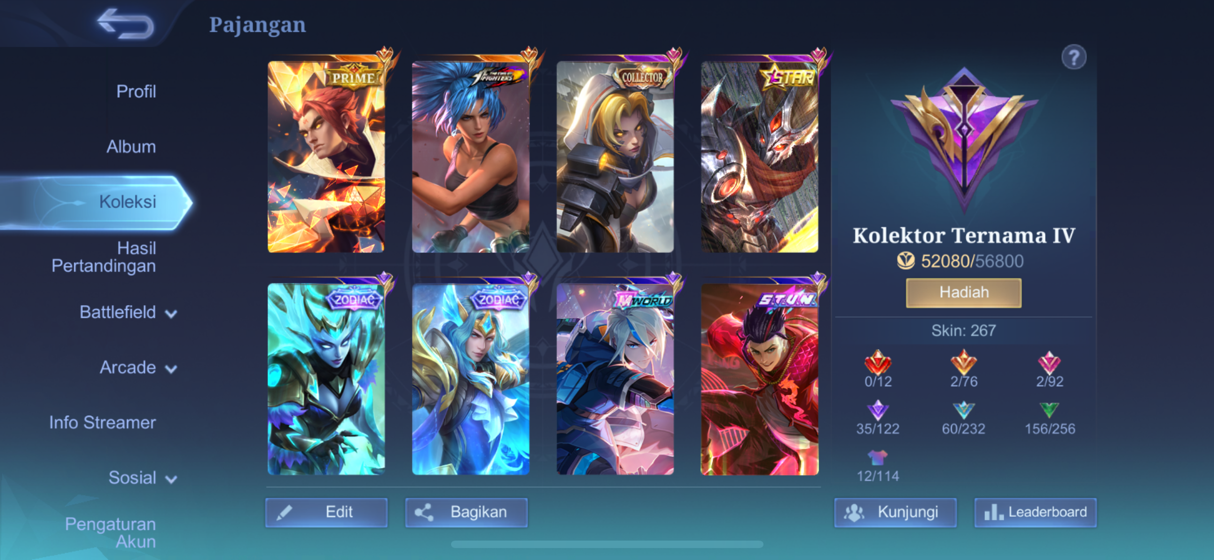 Akun mlbb spek junggler