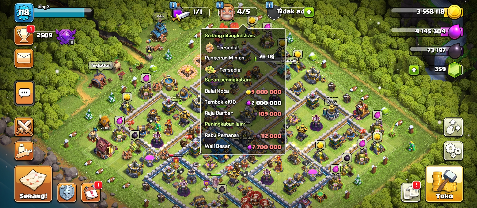 AKUN COC TH 12 SEMI
