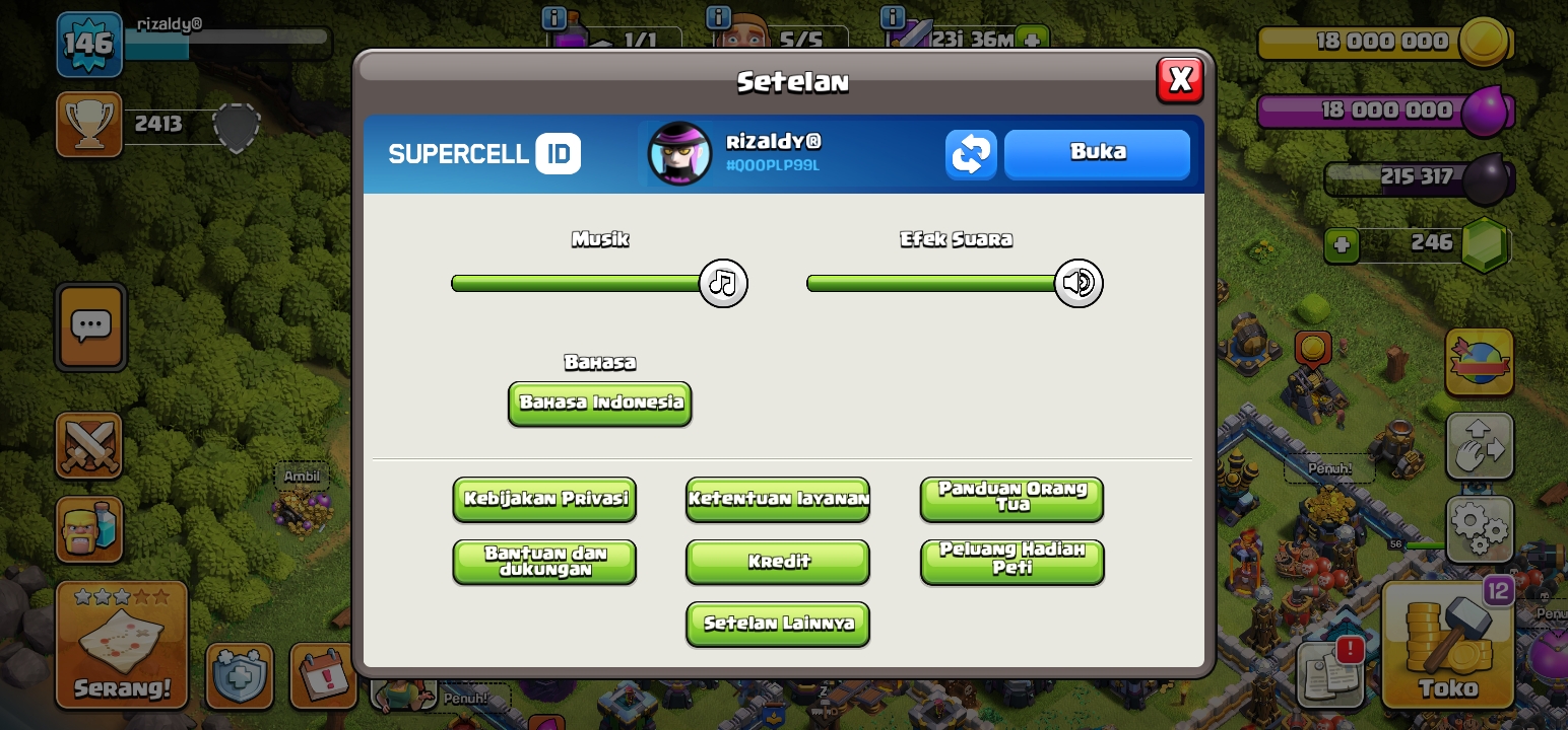 AKUN COC
