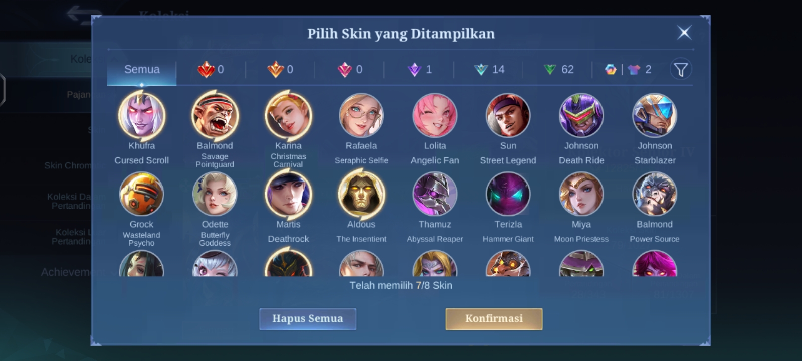 Akun ml gg