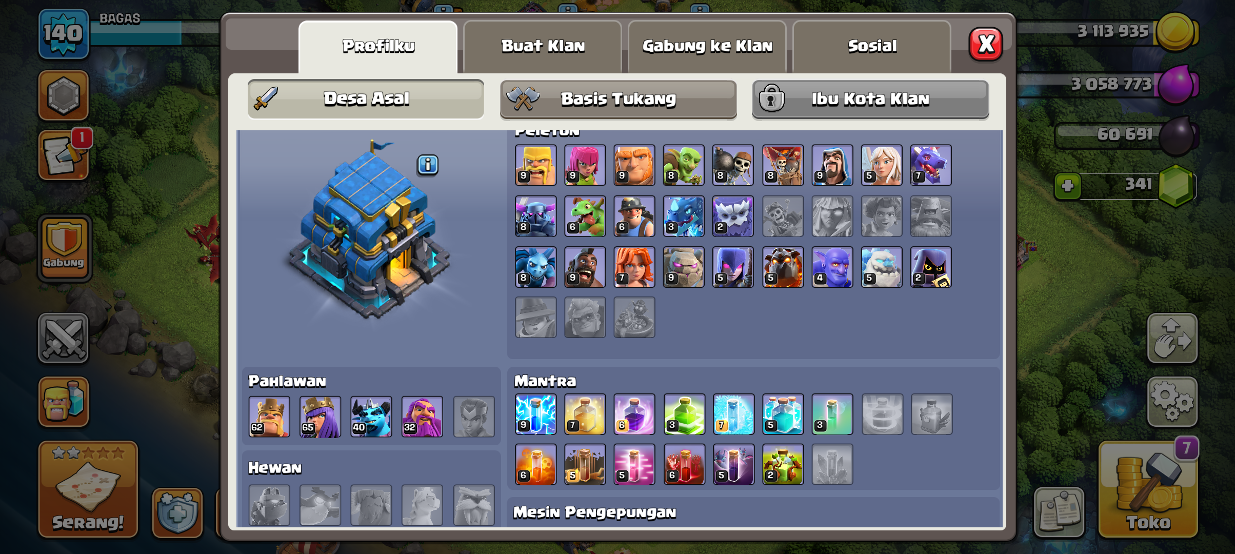 Akun COC TH 12