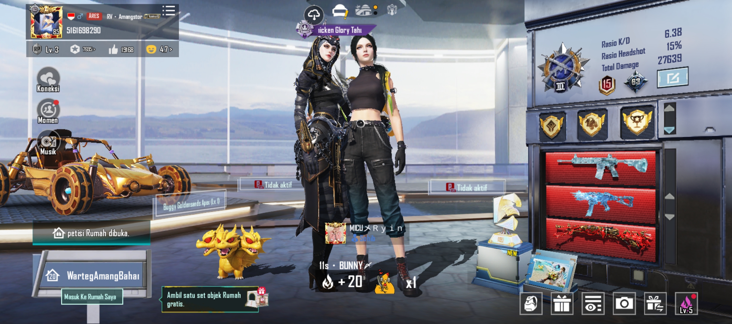 Di Jual Akun Sultan PUBG Mobile Murah