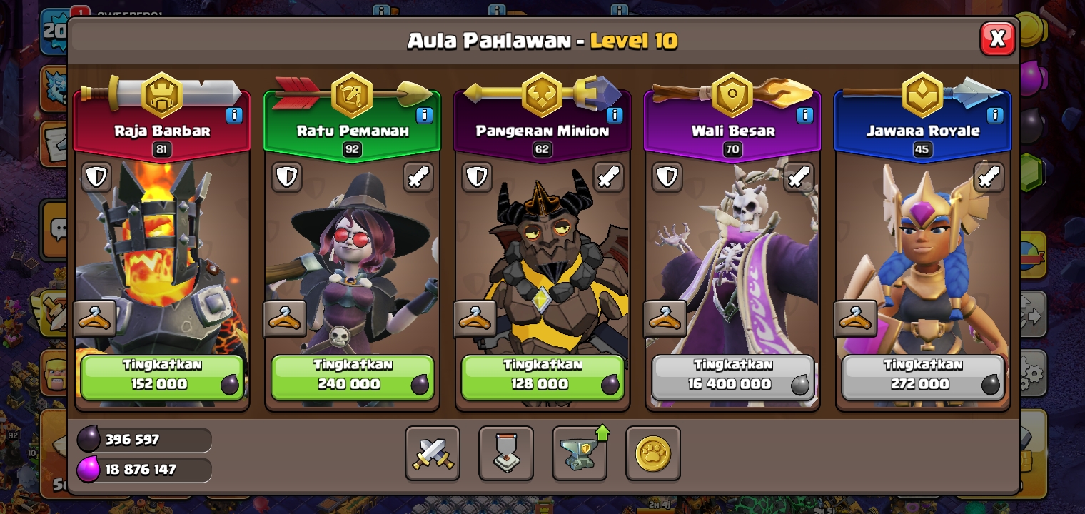 akun coc th 17, dekorasi banyak🔥